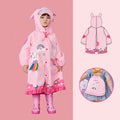 Pink Bow & Frills Rabbit Kids Raincoat - Little Surprise BoxPink Bow & Frills Rabbit Kids Raincoat