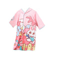Pink Bunny Lightweight Microfibre Hooded Swim Poncho/ beach coverup towel for Kids - Little Surprise BoxPink Bunny Lightweight Microfibre Hooded Swim Poncho/ beach coverup towel for Kids