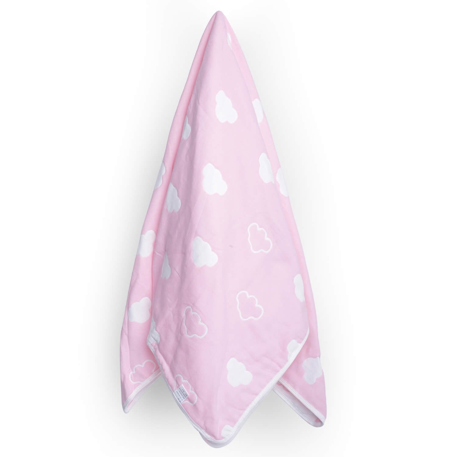 Pink Hearts Designed Organic Muslin Blanket, Bib and Napkin Matching Set - Little Surprise BoxPink Hearts Designed Organic Muslin Blanket, Bib and Napkin Matching Set