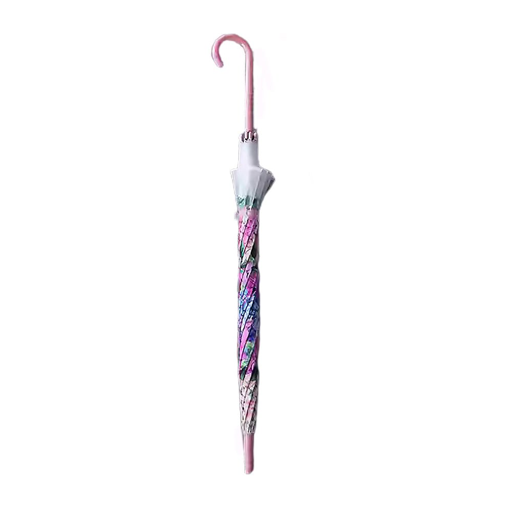 Pink Hydrangea Bunch Floral Print Translucent All-season Umbrella for kids & Adults - Little Surprise BoxPink Hydrangea Bunch Floral Print Translucent All-season Umbrella for kids & Adults