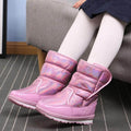 Pink Shiny Hologram Kids Winter / Snow Boots - Little Surprise BoxPink Shiny Hologram Kids Winter / Snow Boots