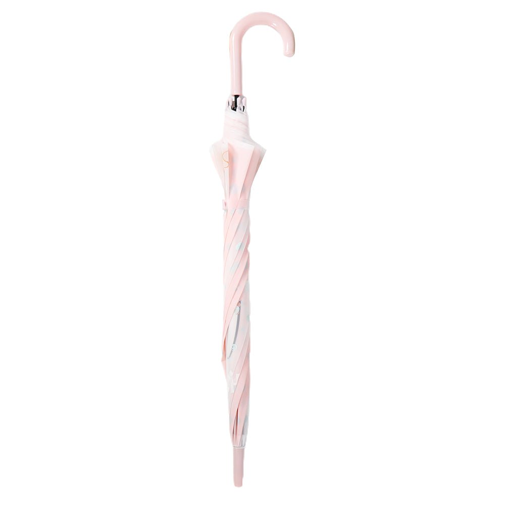 Pink Translucent Bunny Hugs, Rain and All-season Umbrella for Kids & Adults - Little Surprise BoxPink Translucent Bunny Hugs, Rain and All-season Umbrella for Kids & Adults