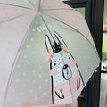 Pink Translucent Bunny Hugs, Rain and All-season Umbrella for Kids & Adults - Little Surprise BoxPink Translucent Bunny Hugs, Rain and All-season Umbrella for Kids & Adults