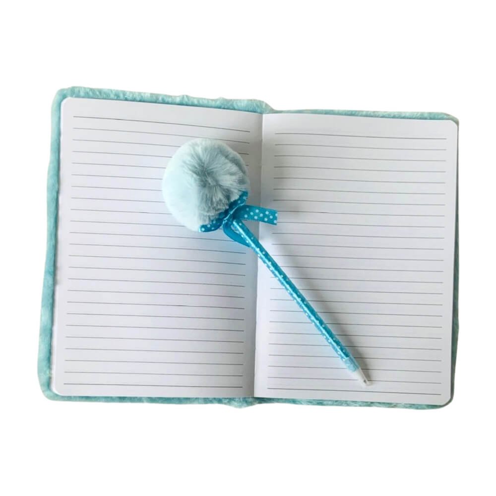 Pink Unicorn A5 Page Blue Notebook - Little Surprise BoxPink Unicorn A5 Page Blue Notebook