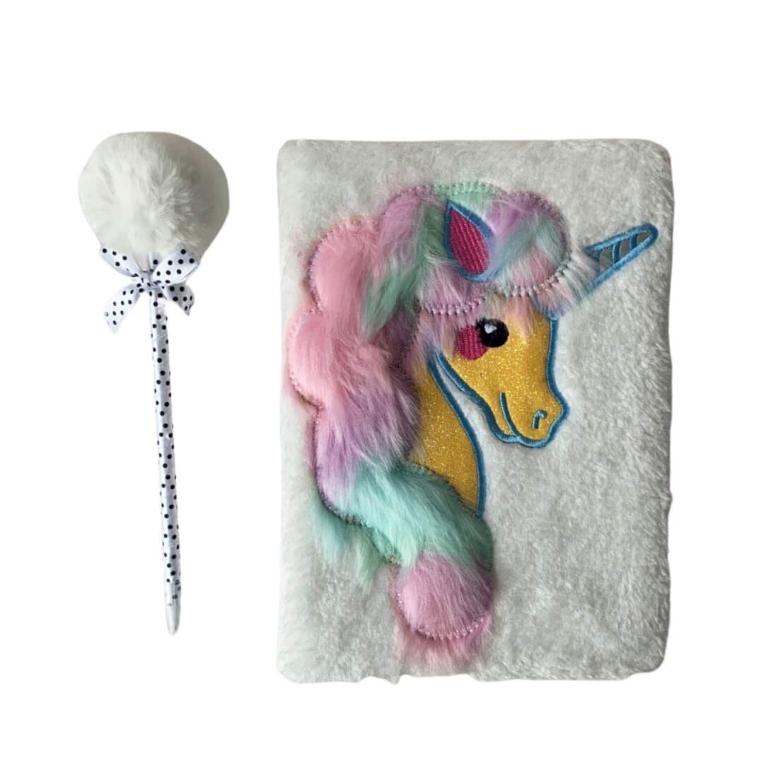 Pink Unicorn White Notebook - Little Surprise BoxPink Unicorn White Notebook