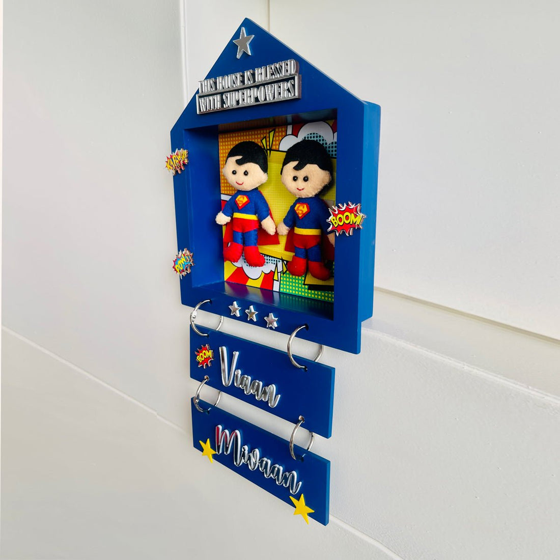 Power brothers Personalised Name Plaque - Little Surprise BoxPower brothers Personalised Name Plaque