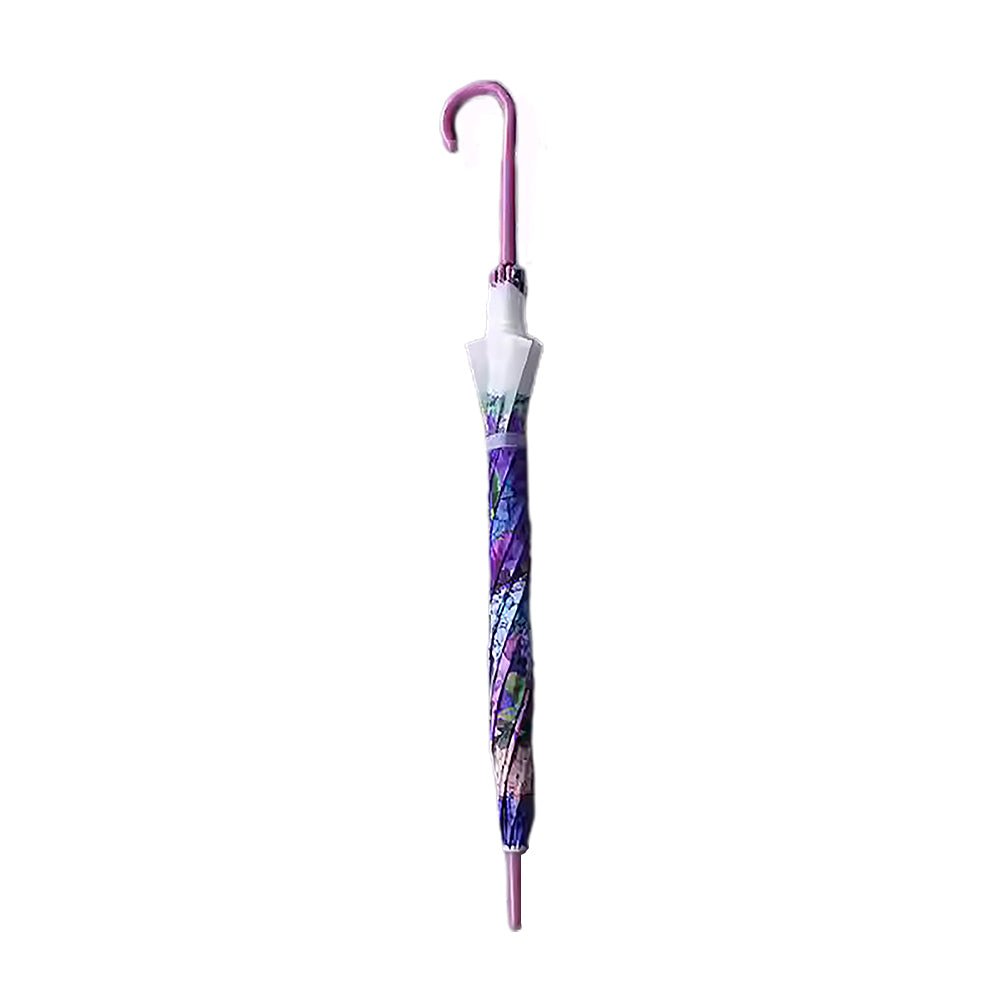 Purple Hydrangea Bunch Floral Print Translucent All-season Umbrella for Kids & Adults - Little Surprise BoxPurple Hydrangea Bunch Floral Print Translucent All-season Umbrella for Kids & Adults