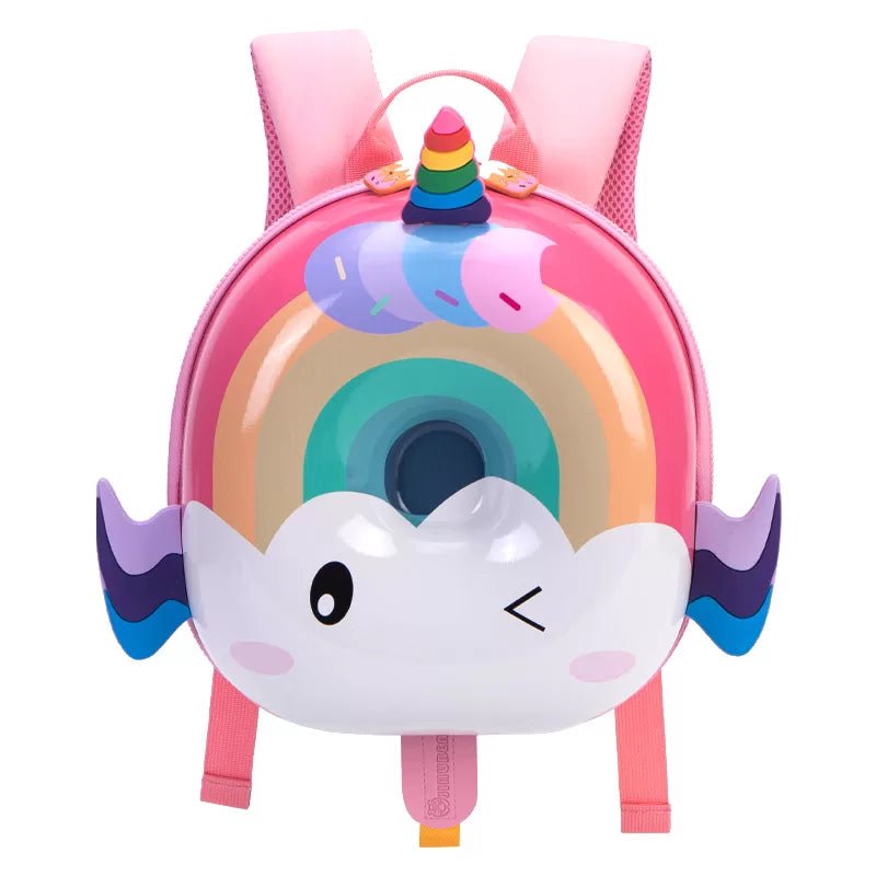 Unicorn backpack top for toddlers
