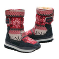 Red Snowflakes Snowboots Kids Winter Snowboots - Little Surprise BoxRed Snowflakes Snowboots Kids Winter Snowboots