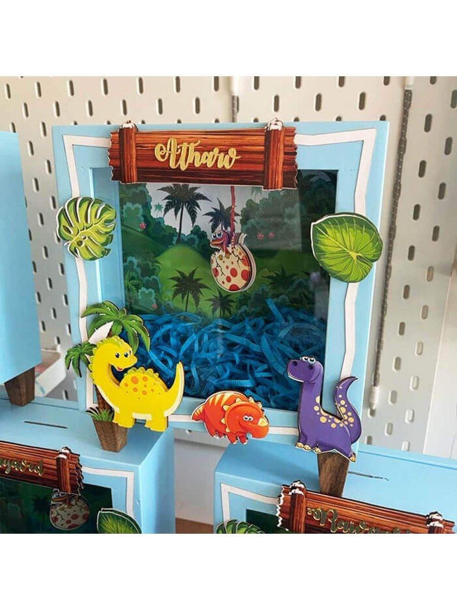 Roarr Like a Dinosaurr Piggy Bank (Blue) - Little Surprise BoxRoarr Like a Dinosaurr Piggy Bank (Blue)