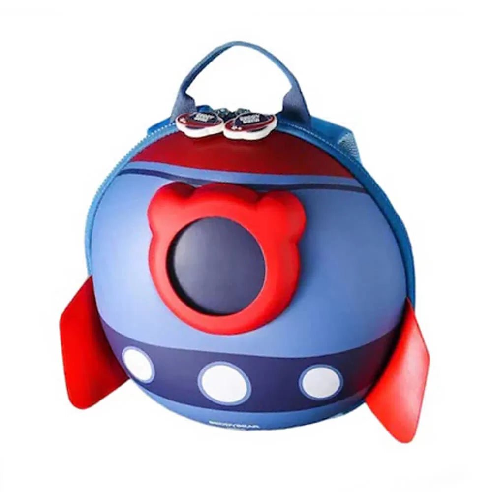 Space Capsule 3d Fins Light weighted Backpack for Toddlers & Kids - Little Surprise BoxSpace Capsule 3d Fins Light weighted Backpack for Toddlers & Kids