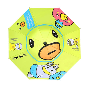 Toy Duck theme, Unique Spanish Patio Style Kids Umbrella, 5-12 years,Green - Little Surprise BoxToy Duck theme, Unique Spanish Patio Style Kids Umbrella, 5-12 years,Green
