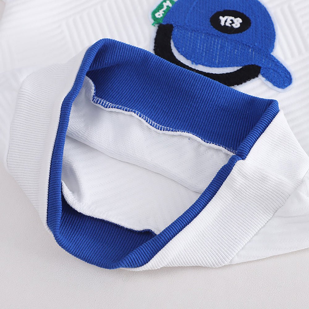 White & Grey Rock on Teddy 2 piece Track Suit set for Toddlers & Kids - Little Surprise BoxWhite & Grey Rock on Teddy 2 piece Track Suit set for Toddlers & Kids