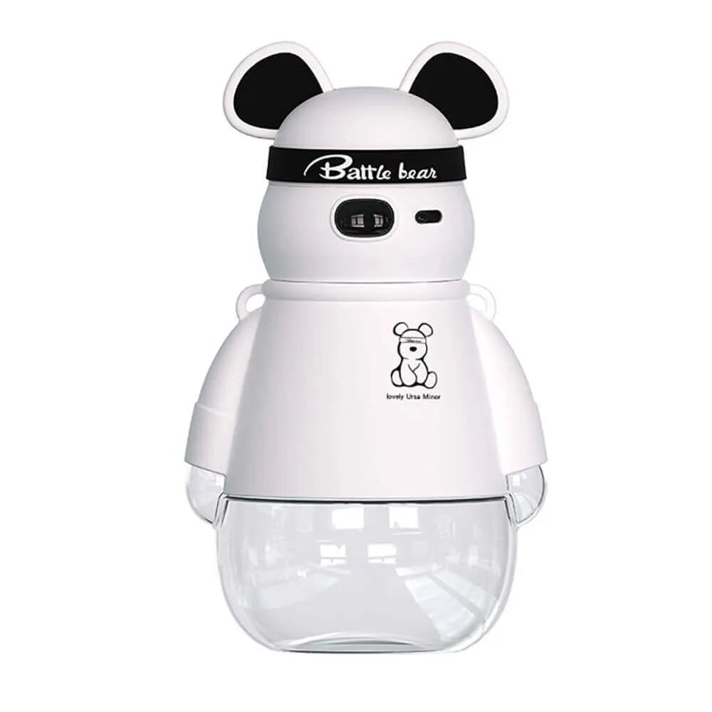 White, Kelly Jo Bear water bottle for Kids and Adults, 1100 ml, Black - Little Surprise BoxWhite, Kelly Jo Bear water bottle for Kids and Adults, 1100 ml, Black