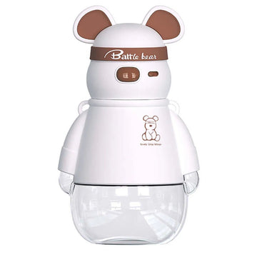 White, Kelly Jo Bear water bottle for Kids and Adults,1100 ml, Brown - Little Surprise BoxWhite, Kelly Jo Bear water bottle for Kids and Adults,1100 ml, Brown
