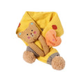 Yellow & Grey Bear Winter Cap & Neck Muffler Set - Little Surprise BoxYellow & Grey Bear Winter Cap & Neck Muffler Set