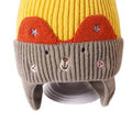 Yellow & Grey Bear Winter Cap & Neck Muffler Set - Little Surprise BoxYellow & Grey Bear Winter Cap & Neck Muffler Set
