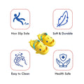 Yellow Shark Slip on Clogs, Summer/Monsoon/ Beach Footwear for Toddlers and Kids, Unisex - Little Surprise BoxYellow Shark Slip on Clogs, Summer/Monsoon/ Beach Footwear for Toddlers and Kids, Unisex