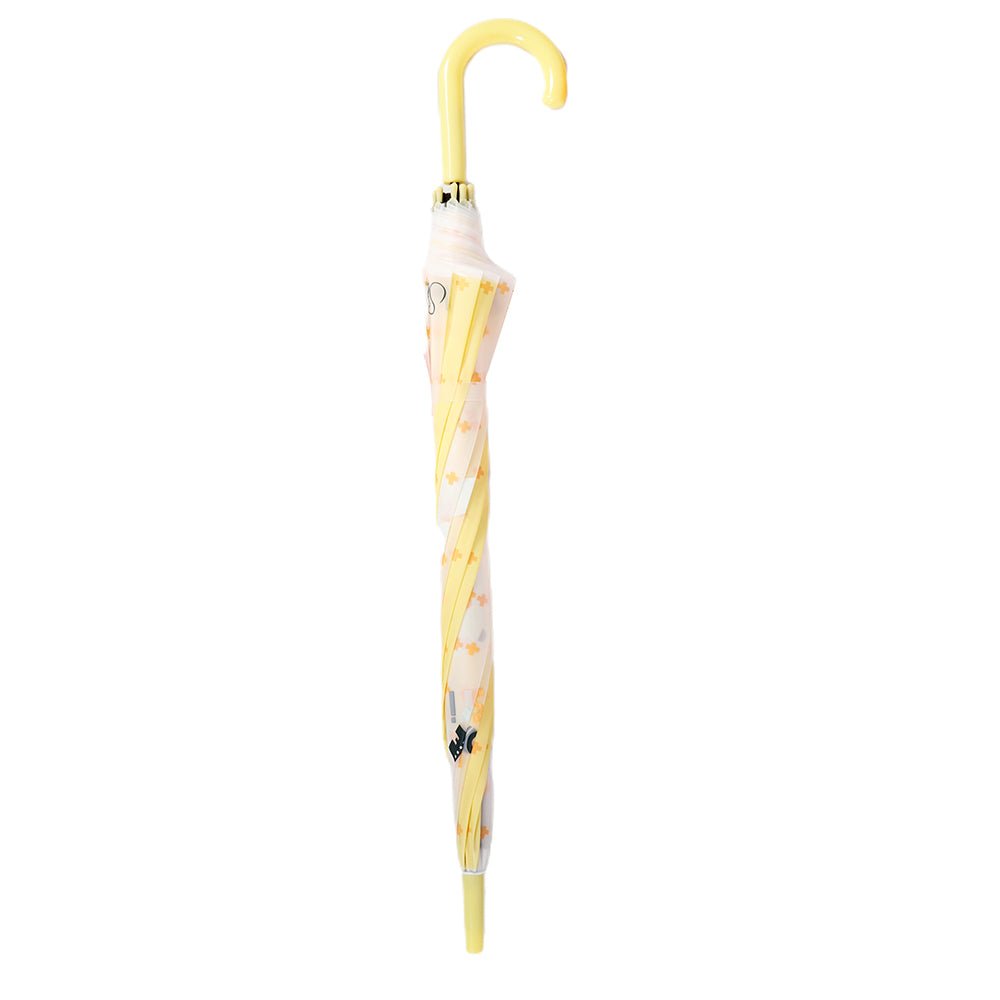 Yellow Translucent Brave Spirit Kelly Jo Teddy print, Rain and All-season Umbrella for Kids & Adults - Little Surprise BoxYellow Translucent Brave Spirit Kelly Jo Teddy print, Rain and All-season Umbrella for Kids & Adults