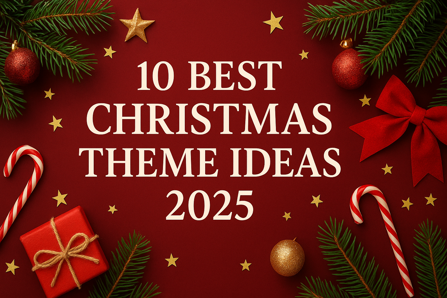 10 Best Christmas Theme Ideas for Decoration 2025