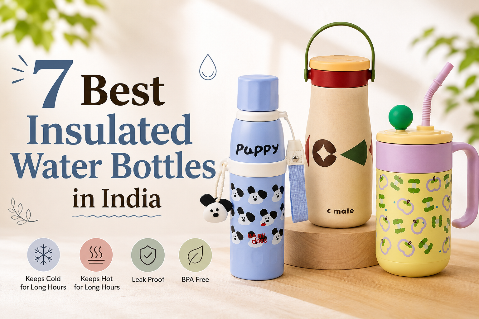 7 Best Insulated Water Bottles in India