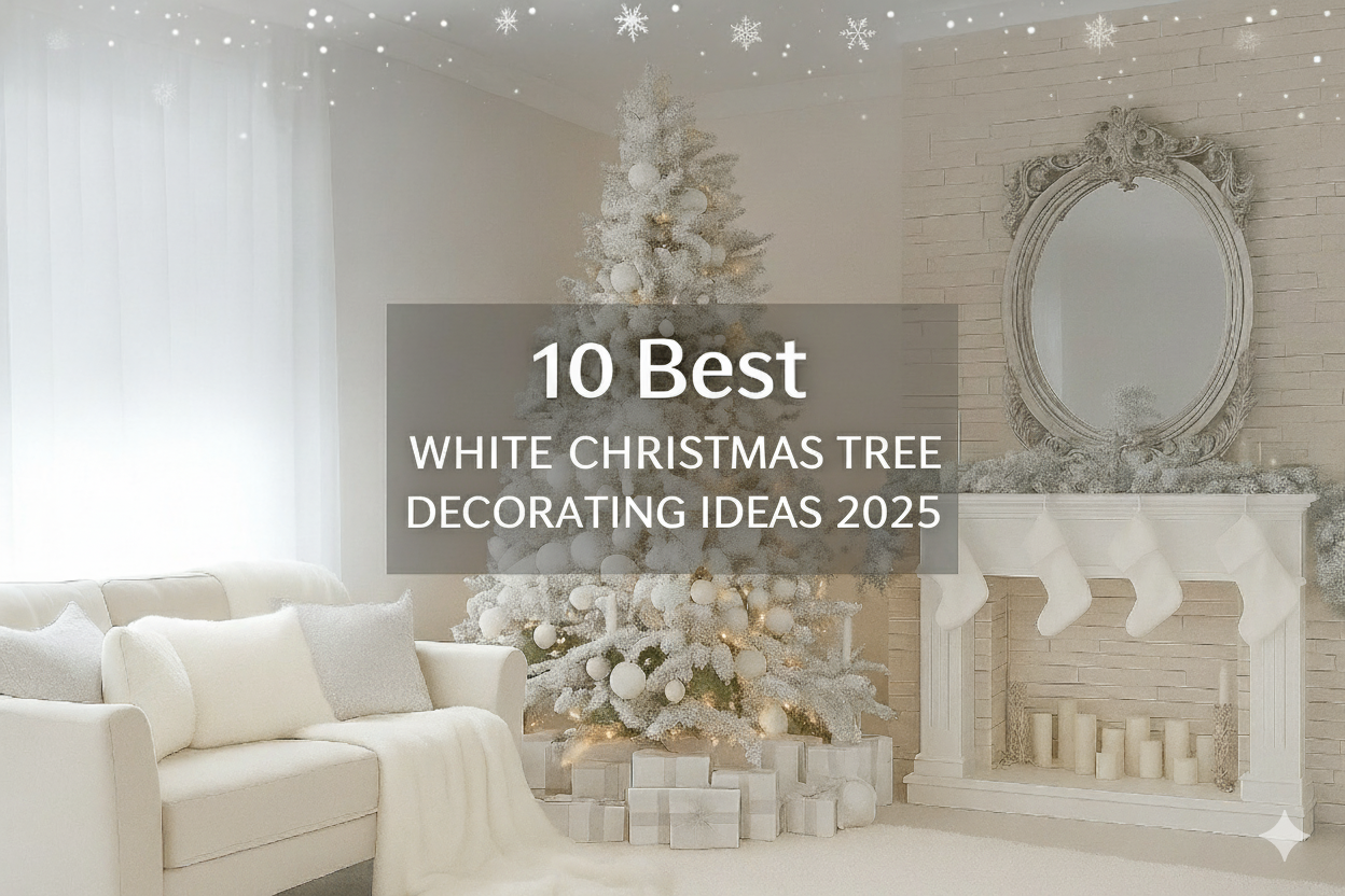 10 Best White Christmas Tree Decorating Ideas