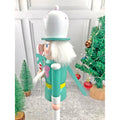 15 inches wooden Pastel Green Balloon Nutcracker self standing Christmas Table Decor - Little Surprise Box15 inches wooden Pastel Green Balloon Nutcracker self standing Christmas Table Decor