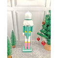 15 inches wooden Pastel Green Balloon Nutcracker self standing Christmas Table Decor - Little Surprise Box15 inches wooden Pastel Green Balloon Nutcracker self standing Christmas Table Decor