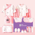 19 Pcs Pink Crown Newborn Baby Girl/ Boy All Season Wear Gift Hamper Box - Little Surprise Box19 Pcs Pink Crown Newborn Baby Girl/ Boy All Season Wear Gift Hamper Box