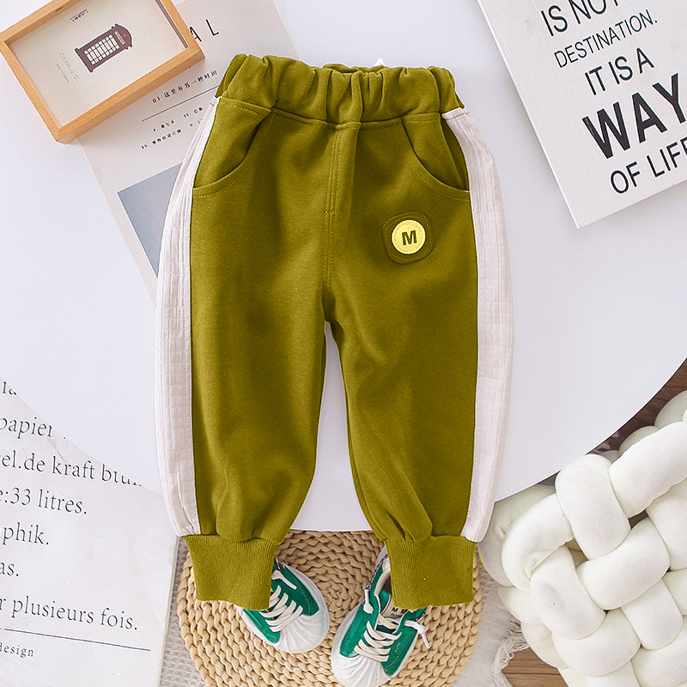 Green Dino Broach Designed Jacket 2 Pcs Track Suit Set For Toddlers And Kids