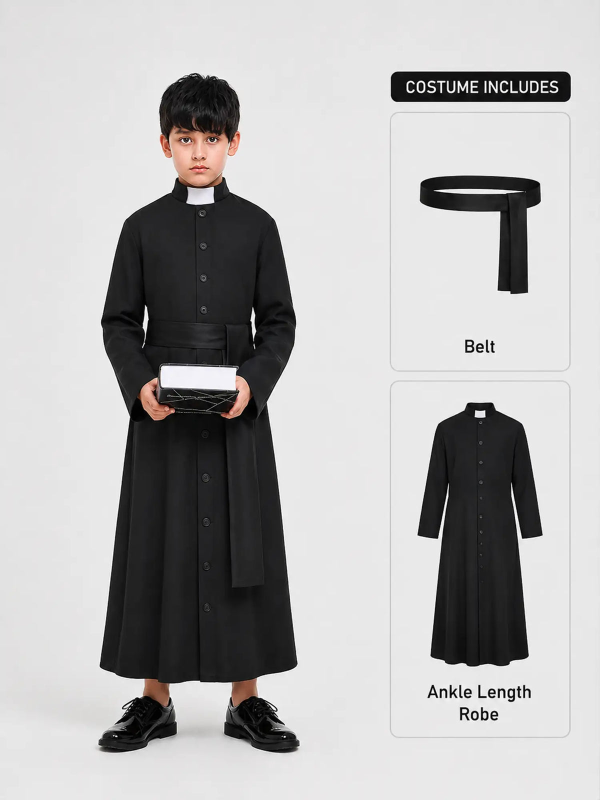 Junior Priest , Kids Halloween Costume Fancy Dress Up