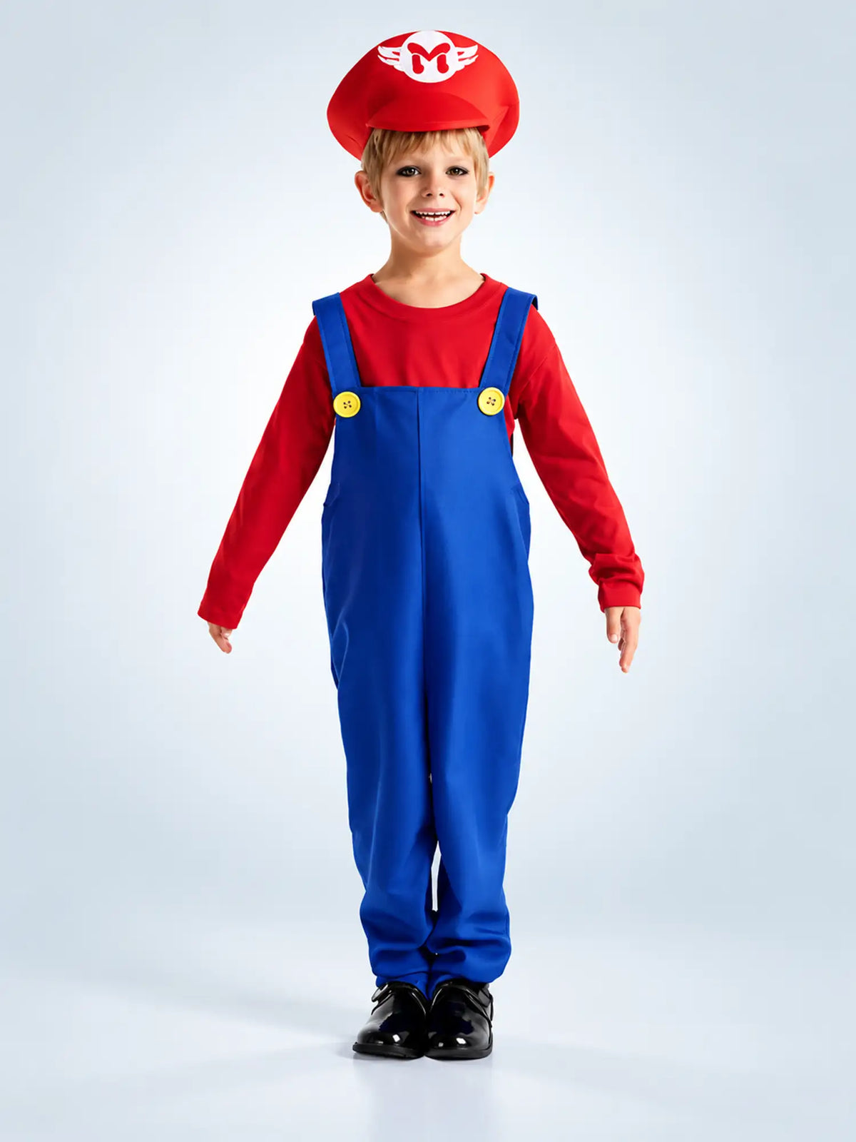 Junior Super Brothers, Plumber Kids Halloween Costume Fancy Dress Up