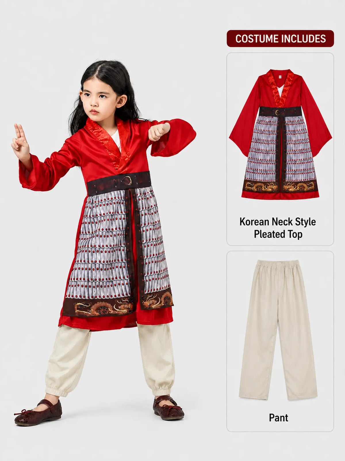 Korean War Princess costume,Kids Halloween Costume Fancy Dress Up