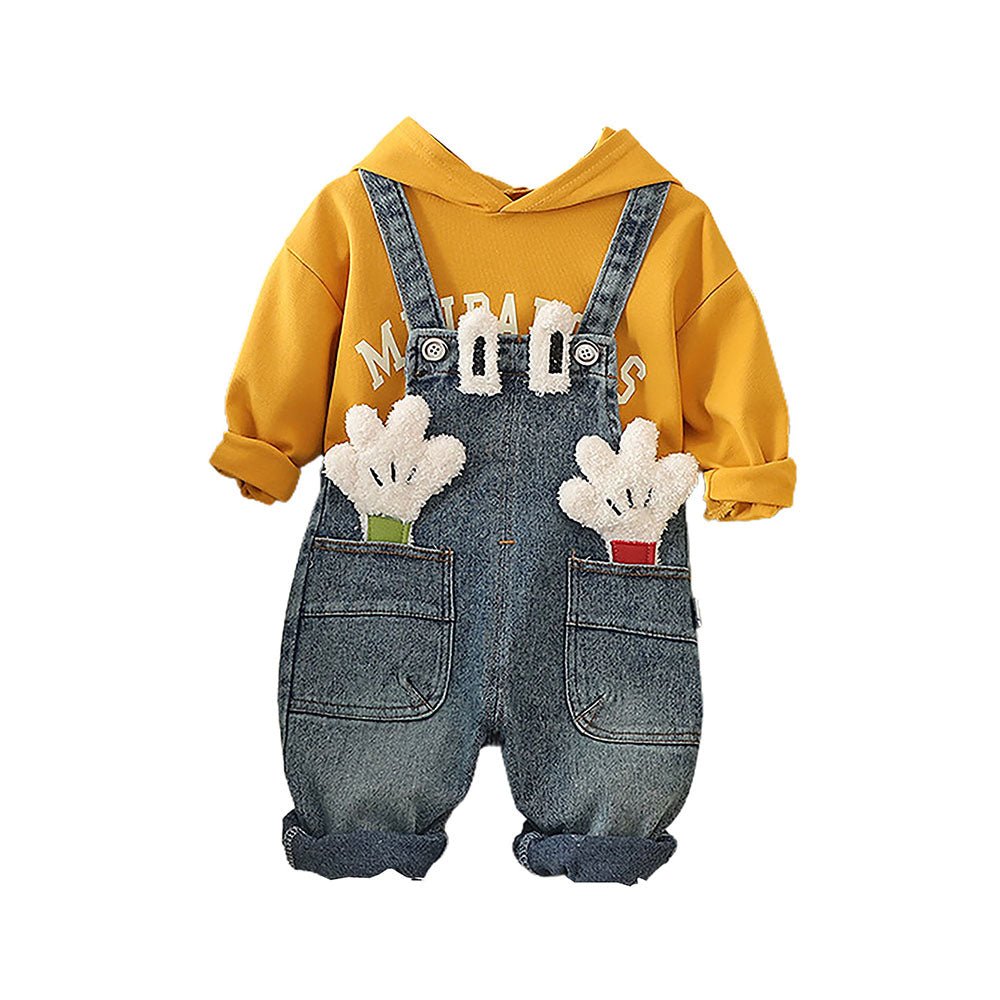 2 Little Hands Denim Dungary 2 pcs set for Kids/Toddlers - Little Surprise Box2 Little Hands Denim Dungary 2 pcs set for Kids/Toddlers