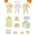 21 Pcs Winter Wear Dual Yellow White Tiger Newborn Baby Girl/ Boy Gift Hamper Box - Little Surprise Box21 Pcs Winter Wear Dual Yellow White Tiger Newborn Baby Girl/ Boy Gift Hamper Box