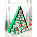 24 days, Wooden Green Tree Shape Advent Calendar for Christmas - Little Surprise Box24 days, Wooden Green Tree Shape Advent Calendar for Christmas