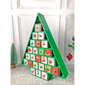 24 days, Wooden Green Tree Shape Advent Calendar for Christmas - Little Surprise Box24 days, Wooden Green Tree Shape Advent Calendar for Christmas