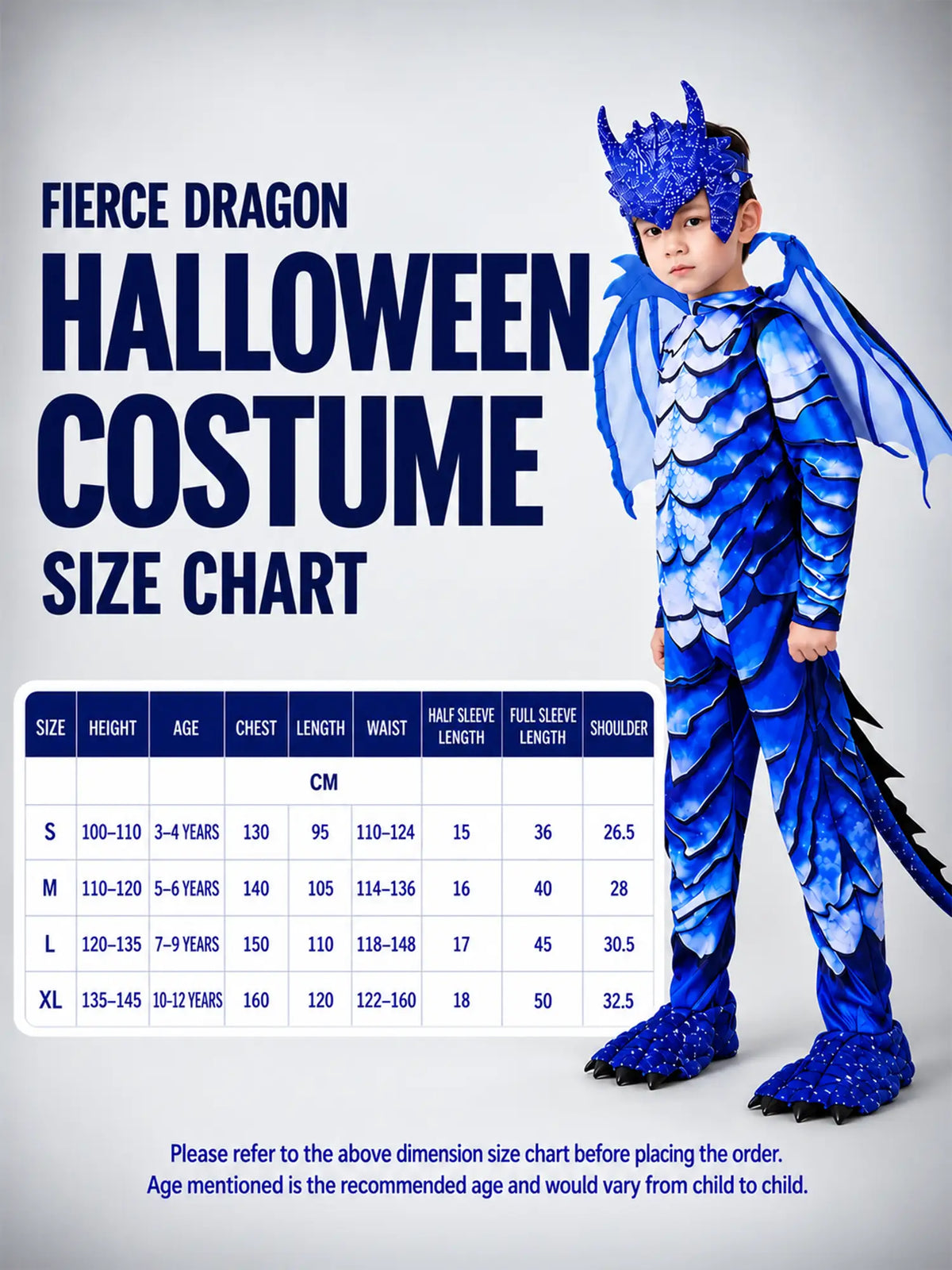 Fierce Dragon Kids Halloween Costume