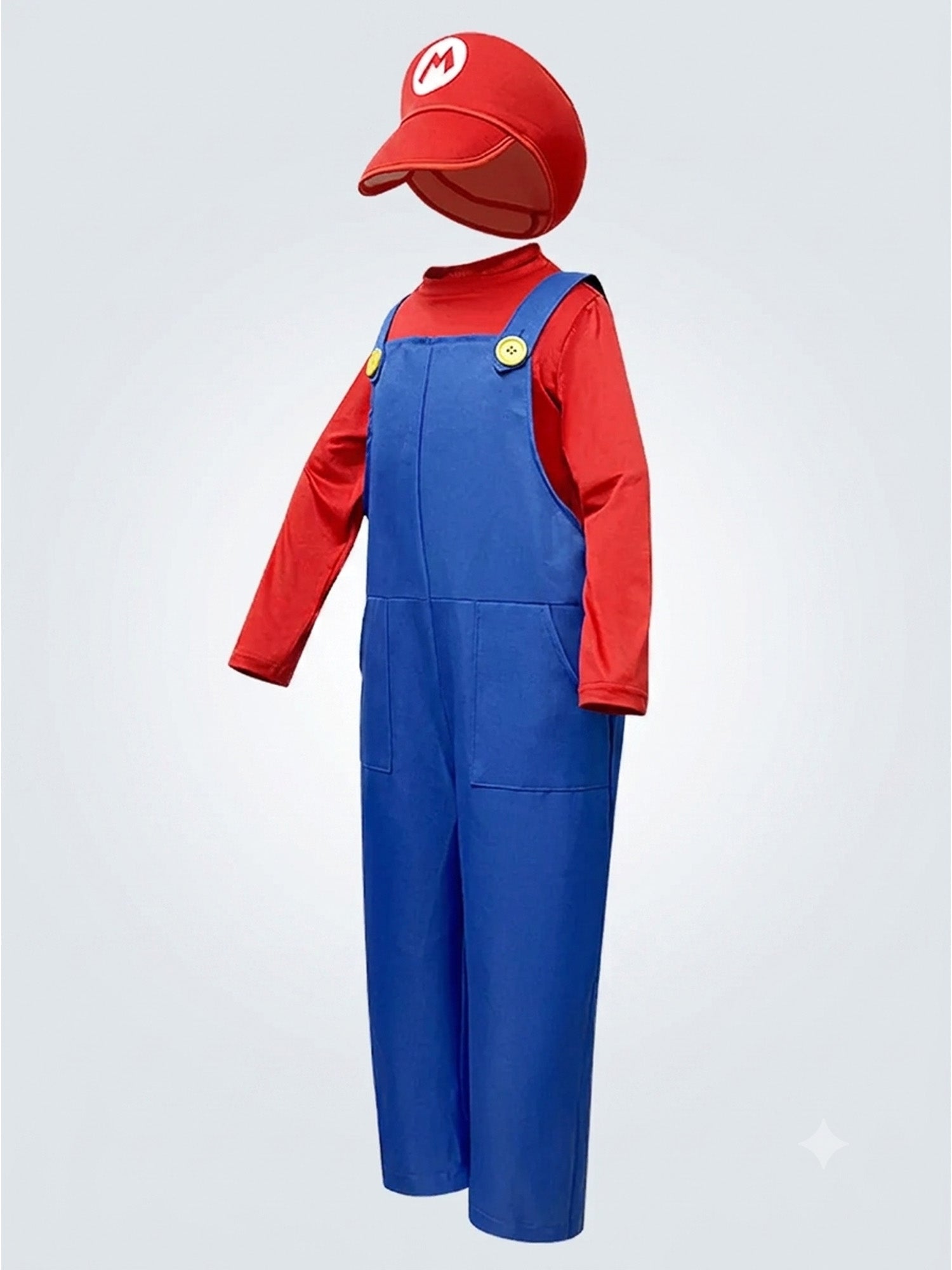 Super Brothers, Plumber Adult Halloween Costume Fancy Dress Up