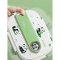 2D Panda Medium Size Size Stainless Steel Lunch Box with Lunch Bag - Little Surprise Box2D Panda Medium Size Size Stainless Steel Lunch Box with Lunch Bag