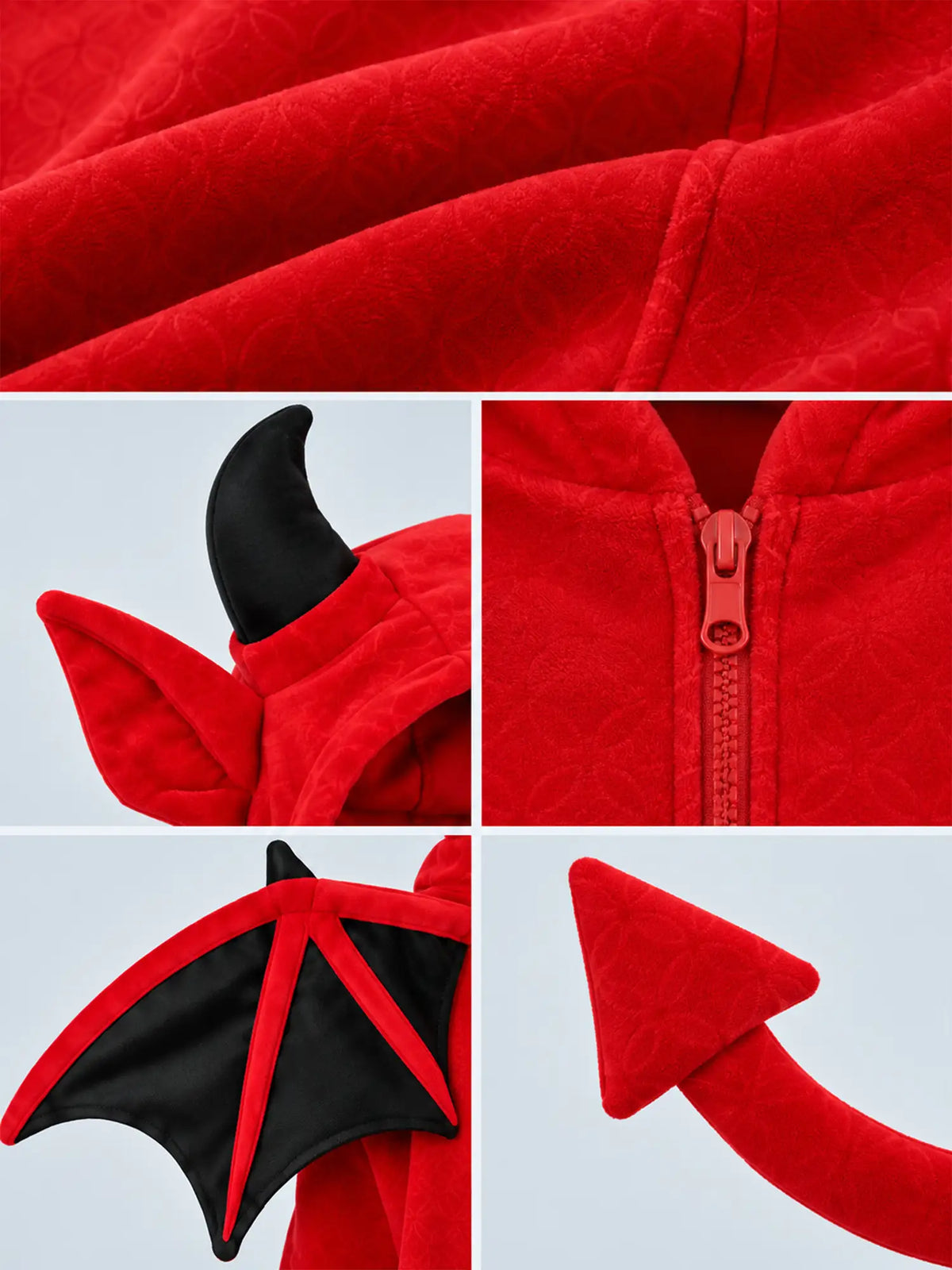 Black Red Devil, Kids Halloween Costume Fancy Dress Up
