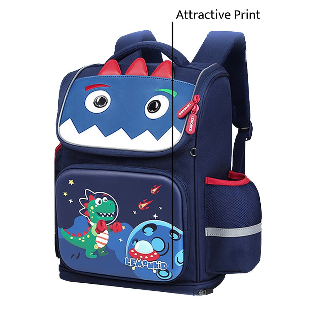 3d Tail Dino Space theme School Backpack for Kids - Little Surprise Box3d Tail Dino Space theme School Backpack for Kids