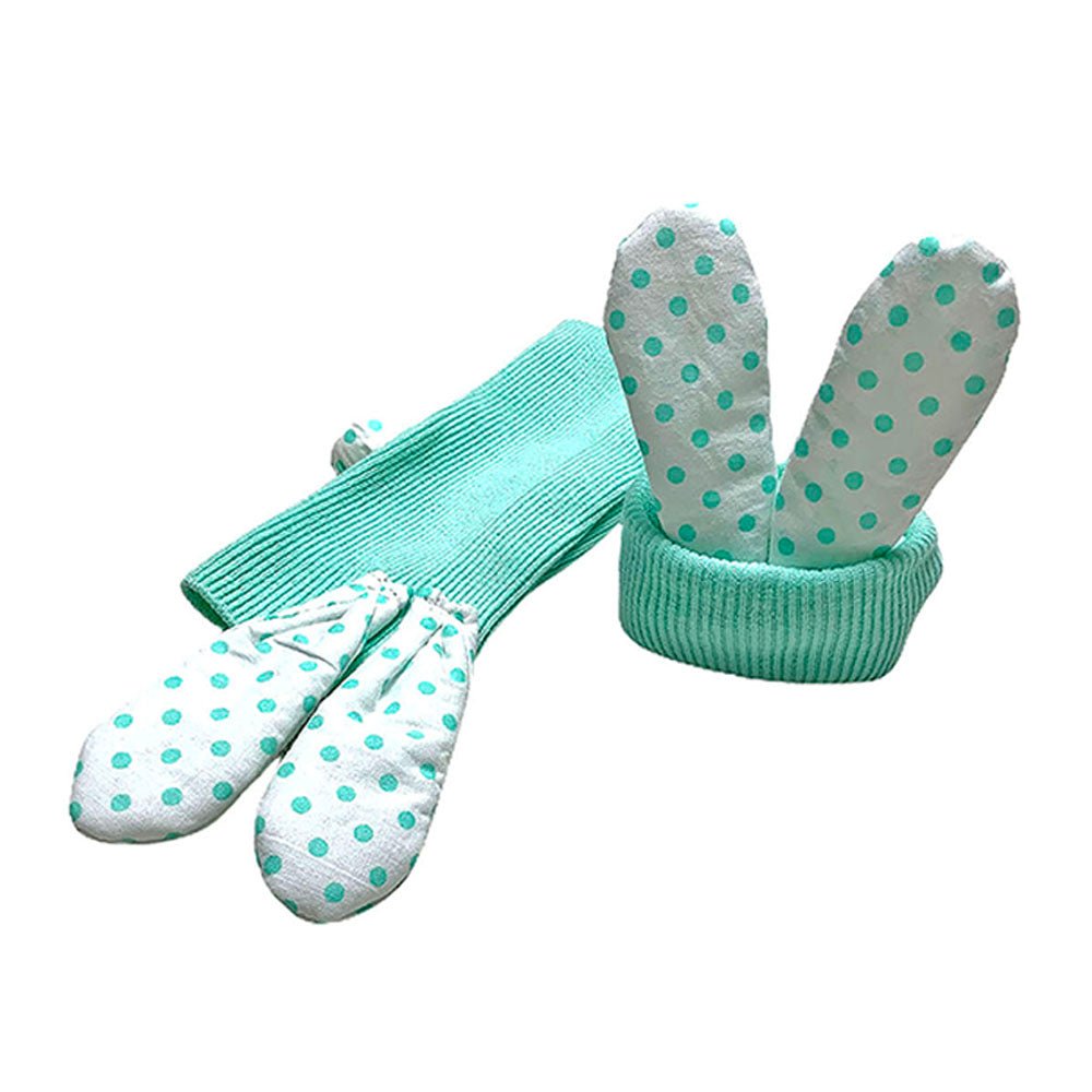 3pcs set of Purple, Mint & Pink, 3d Bunny Ears & Tail Socks for Kids (3 Pairs sets) - Little Surprise Box3pcs set of Purple, Mint & Pink, 3d Bunny Ears & Tail Socks for Kids (3 Pairs sets)