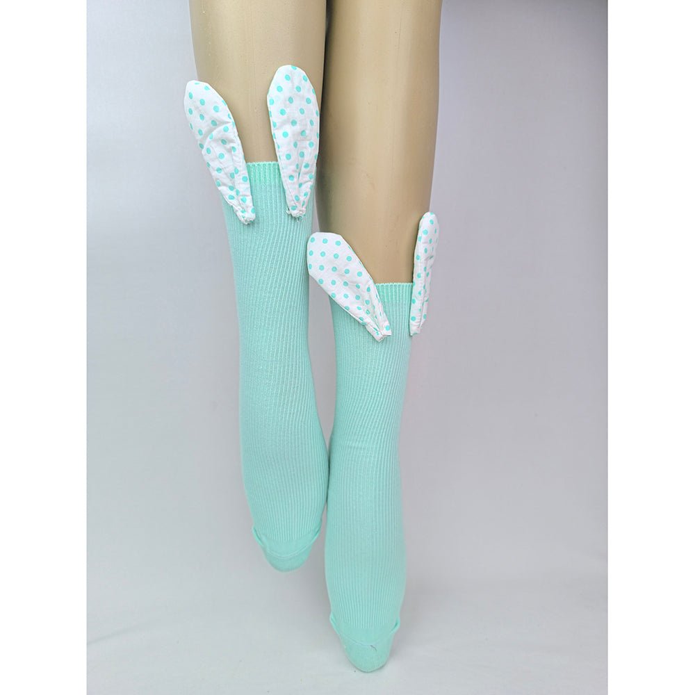 3pcs set of Purple, Mint & Pink, 3d Bunny Ears & Tail Socks for Kids (3 Pairs sets) - Little Surprise Box3pcs set of Purple, Mint & Pink, 3d Bunny Ears & Tail Socks for Kids (3 Pairs sets)