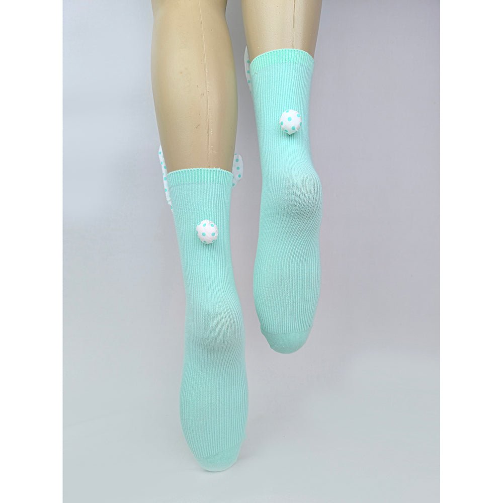3pcs set of Purple, Mint & Pink, 3d Bunny Ears & Tail Socks for Kids (3 Pairs sets) - Little Surprise Box3pcs set of Purple, Mint & Pink, 3d Bunny Ears & Tail Socks for Kids (3 Pairs sets)