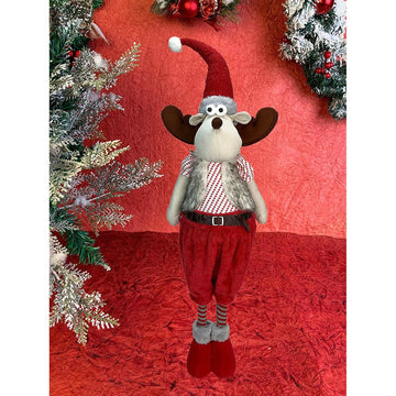 42 inches Foldable Tall Winter themed Mr.Reindeer Christmas Table Décor - Little Surprise Box42 inches Foldable Tall Winter themed Mr.Reindeer Christmas Table Décor