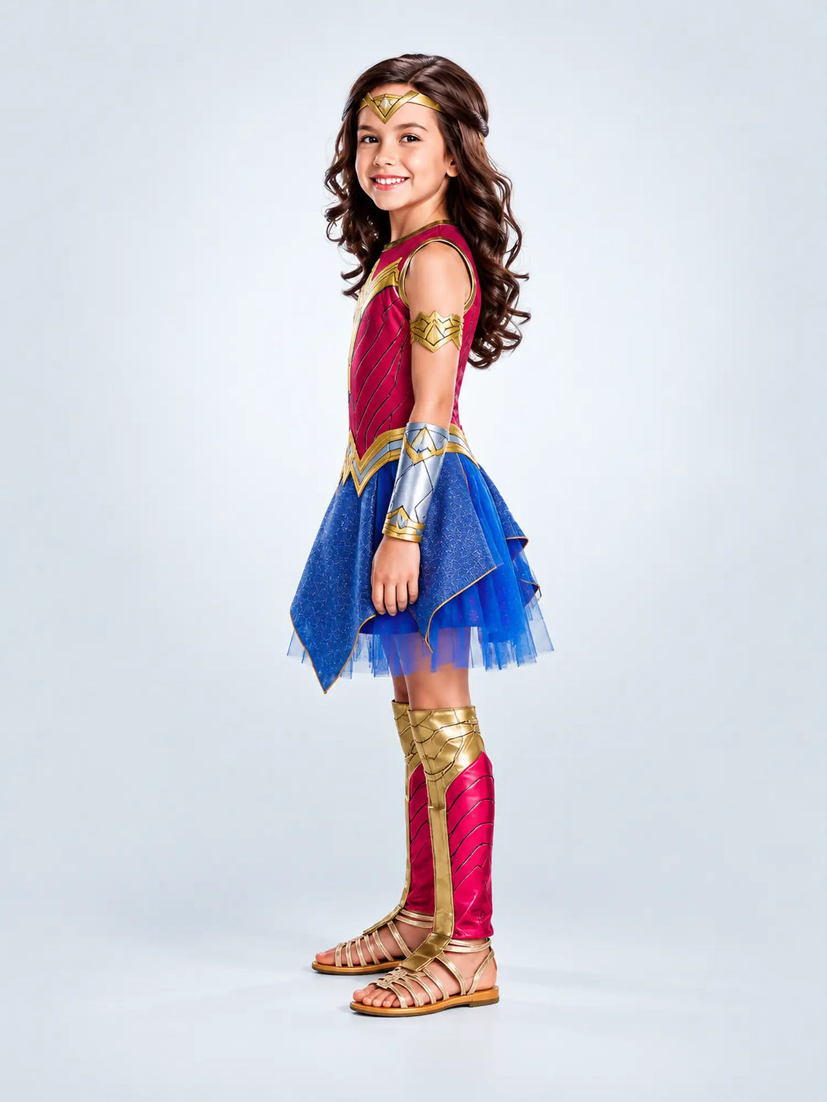 Wonder Supergirl Kids Halloween Costume