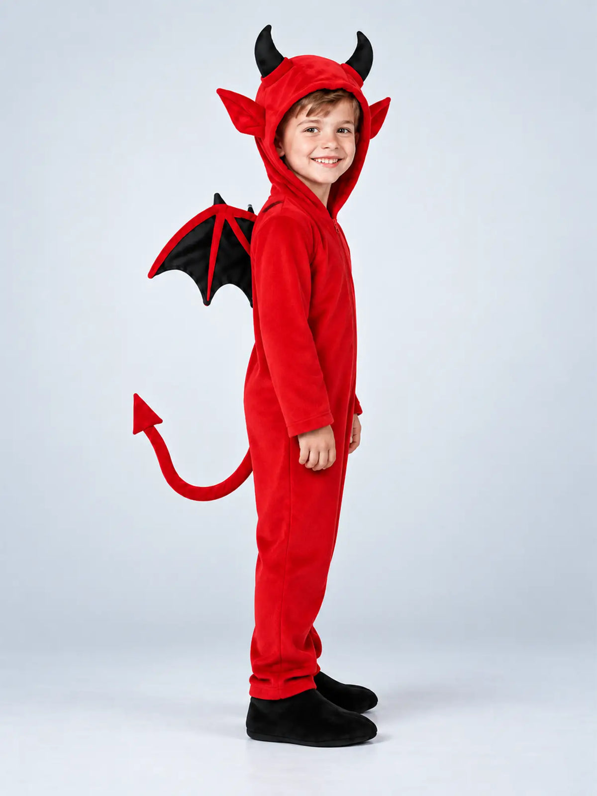 Black Red Devil, Kids Halloween Costume Fancy Dress Up