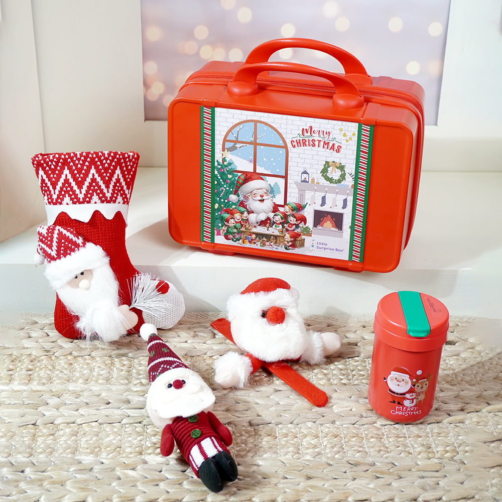 Christmas Suitcase Gift Hamper set for secret santa and Christmas Gifting