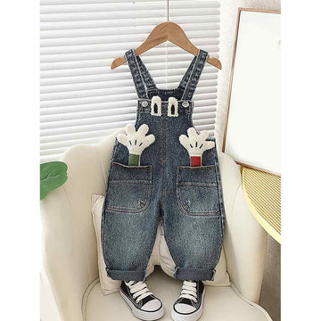 Fun 3d Hands Denim Dungary for Kids